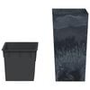vidaXL Planter with Removable Inner Anthracite 11/26.5L PP Concrete Look