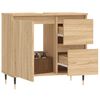 vidaXL Bathroom Cabinet Sonoma Oak 65x33x60 cm Engineered Wood