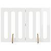 vidaXL Folding Pet Fence 2 pcs High Gloss White 100.5 x 38 x 70 cm