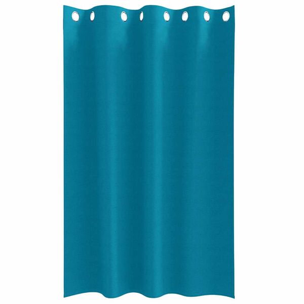 vidaXL Blackout Curtains with Rings 2 pcs Turquoise 175 x 140 cm
