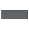 vidaXL Retractable Side Awning Anthracite 300 x 100 cm Polyester