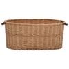 vidaXL Firewood Basket with Carrying Handles 78x54x34 cm Natural Willow