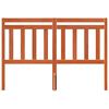 vidaXL Headboard with Headboard Wax Brown 145.5 x 100 cm