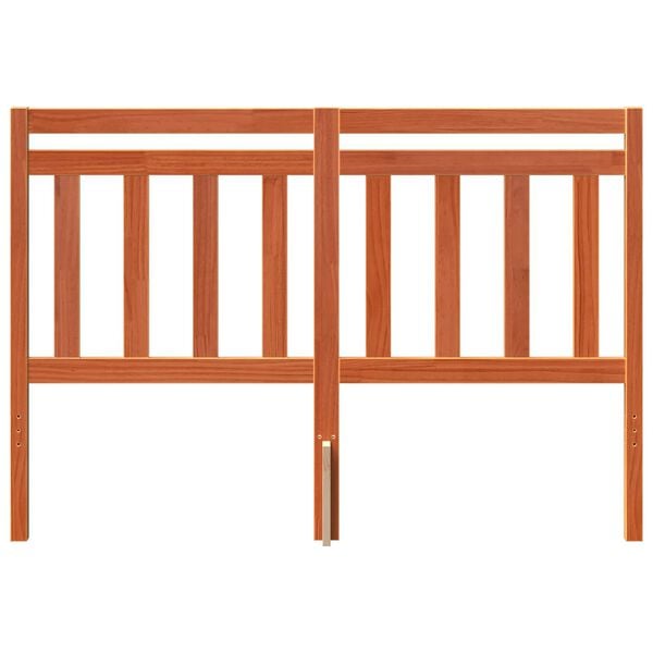 vidaXL Headboard with Headboard Wax Brown 145.5 x 100 cm
