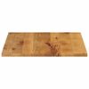 vidaXL Table Top 70x70x3.8 cm Square Solid Wood Mango