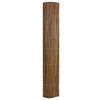 vidaXL Willow Fence Brown 140 x 500 cm