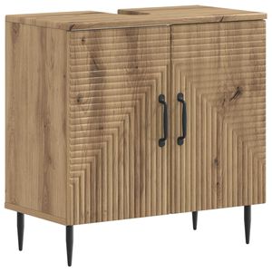 vidaXL Bathroom Sink Cabinet HAARLEM Artisan Oak 59.5 x 31.5x 59 cm