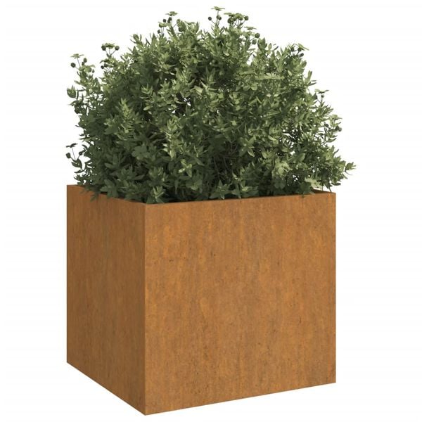 vidaXL Planter 42x40x39 cm Corten Steel