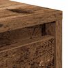 vidaXL Coffee Table with Drawers Old Wood 100x100x40 cm