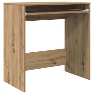 vidaXL Desk with Drawer Artisan Oak 77.5 x 43 x 79 cm Engineered Wood