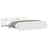 vidaXL Bed Frame without Mattress White 180x200 cm Super King