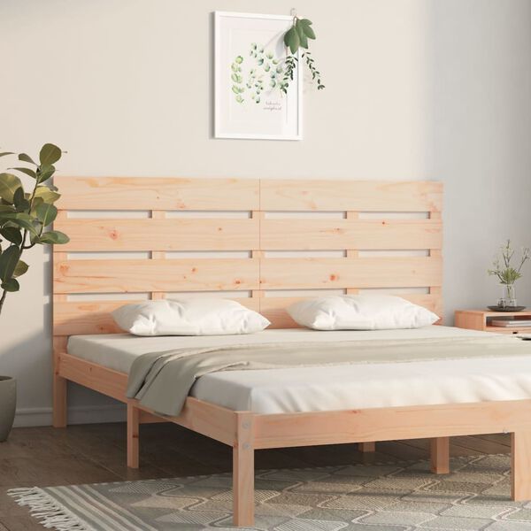 vidaXL Headboard 135x3x80 cm Solid Wood Pine