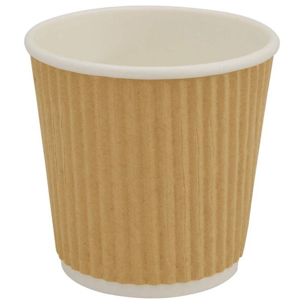 vidaXL Paper Coffee Cups with Lids 1000 pcs 4oz 100ml