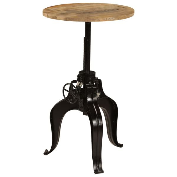 vidaXL Bar Table Solid Mango Wood 60x(76-110) cm