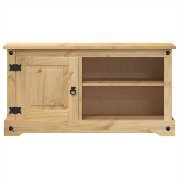 vidaXL TV Cabinet Corona 100x40x52 cm Solid Wood Pine