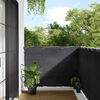 vidaXL Balcony Screen Anthracite 120x700 cm 100% Polyester Oxford