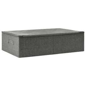 vidaXL Storage Box | Anthracite | Fabric, Oxford fabric, Non-woven | 70x40x18 cm
