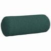 vidaXL Bolster Pillows 2 pcs Dark Green &Oslash; 15 x 40 cm Fabric