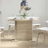 vidaXL Dining Table Sonoma Oak 110 x 60 x 75 cm Engineered Wood