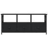 vidaXL TV Cabinet Black 102x33x45 cm Engineered Wood&Iron
