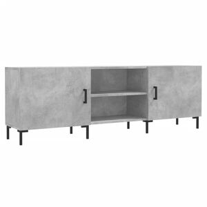 vidaXL TV Cabinet Concrete Grey 150x30x50 cm Engineered Wood