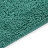 vidaXL Bathroom Mat Set 2 Pieces Fabric Turquoise