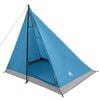vidaXL Backpacking Tent Blue 2-Person 185T Polyester with PU Coating