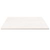 vidaXL Table Top White 70x70x2.5 cm Solid Wood Pine Square