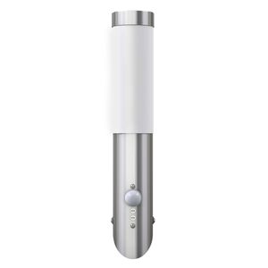vidaXL RVS Gardenlamp Wall Lamp Waterproof with Motion Detector