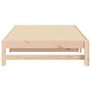 vidaXL Pull-out Day Bed without Mattress 2x(80x200) cm Solid Wood Pine