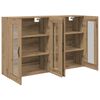vidaXL Wall Cabinets 2 pcs Artisan Oak 69.5 x 34 x 90 cm