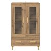 vidaXL Highboard Artisan Oak 70 x 31 x 115 cm Engineered Wood
