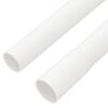 vidaXL Cable Trunkings with Clips Ø25 mm 30 m PVC