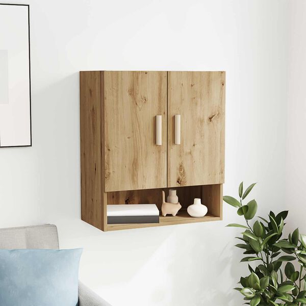 vidaXL Wall Cabinet Artisian Oak 60 x 31 x 70 cm Engineered Wood