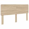 vidaXL Bed Frame with Headboard Sonoma 180 x 200 cm Solid Pine Wood