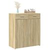 vidaXL Sideboard Sonoma Oak 80x42.5x93 cm Engineered Wood