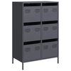 vidaXL Highboard Anthracite 68x39x101.5 cm Steel