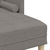vidaXL Sofa Set with Cushion 2 pcs Taupe Polyester