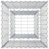 vidaXL Gabion Raised Bed Silver 50 x 50 x 80 cm Galvanised Steel