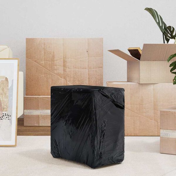 vidaXL Stretch Film 2 pcs Black 23 &mu;m 50 cm x 150 m