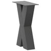 vidaXL Coffee Table Legs X-Shaped 2 pcs Anthracite 28x(42-43) cm Steel