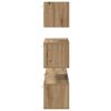 vidaXL TV Cabinet Set Wall-mounted 4 pcs Artisan Oak Engineered Wood