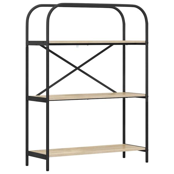 vidaXL Bookshelf Sonoma Oak 80 x 30 x 109 cm Engineered wood