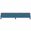 vidaXL Box Spring Bed with Mattress Dark Blue 80 x 220 cm Fabric