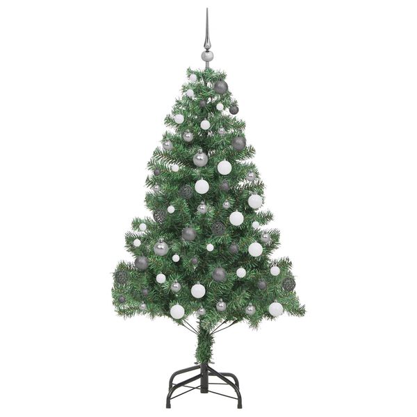 vidaXL Christmas Tree with 300 LEDs with Stand Green 180 cm PVC
