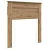 vidaXL Bed Frame Artisian Oak 75 x 190 cm Solid Pine Wood