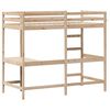 vidaXL Loft Bed without Mattress 90x200 cm Solid Wood Pine