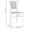 vidaXL 7 Piece Garden Dining Set Solid Wood Teak
