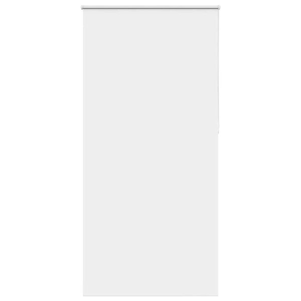 vidaXL Roller Blind Blackout White 90x230 cm Fabric Width 85.7 cm Polyester