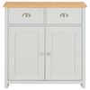 vidaXL Sideboard Grey 79x35x81 cm